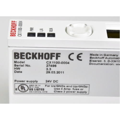 Beckhoff CX1100-0004