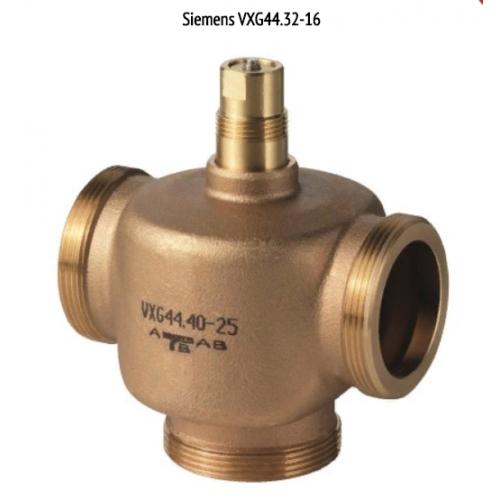 Клапан с наружной резьбой Siemens VXG 44.32-16 (Pn=16,Dn=32,Kvs=16)