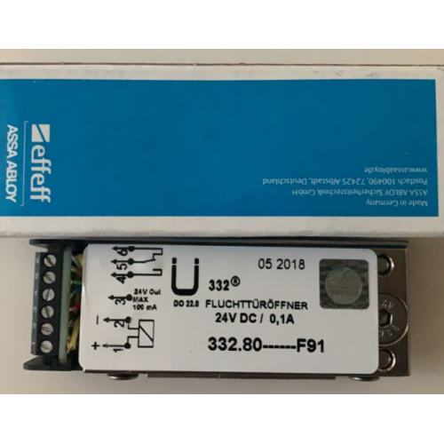 Защелка электромеханическая Eff-Eff 332.80—–F91