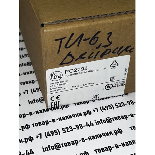 IFM Electronic PG2798 PG-,25BREA01-MFRKG/US/ /P