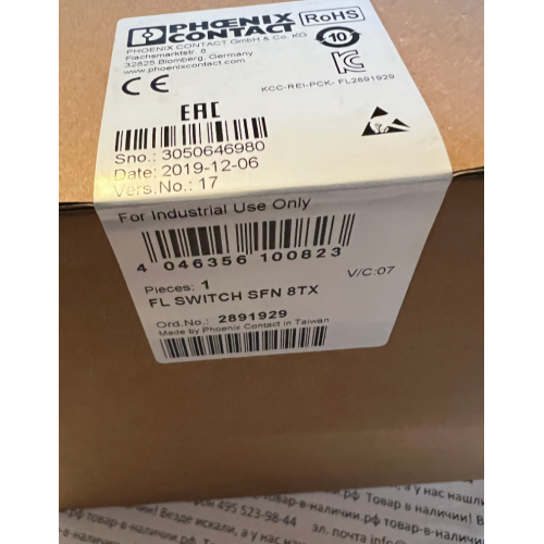 Phoenix Contact FL SWITCH SFN 8TX 2891929