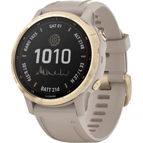 Часы Garmin Fenix 6S Pro Solar Light Gold