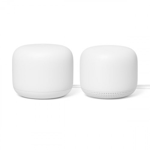 Google Nest WiFi Mesh Router and Point (2-Pack) Snow