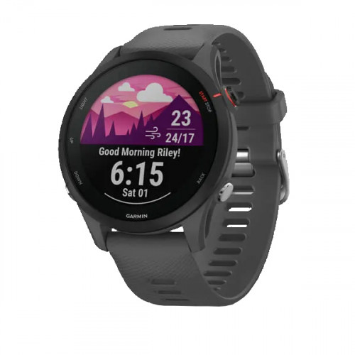 Часы Garmin FORERUNNER 255 с темно-серым ремешком (010-02641-10)