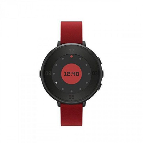 Pebble Time Round Red-Black