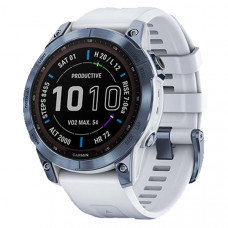 Часы Garmin Fenix 7 Sapphire Solar  Minerl Blue