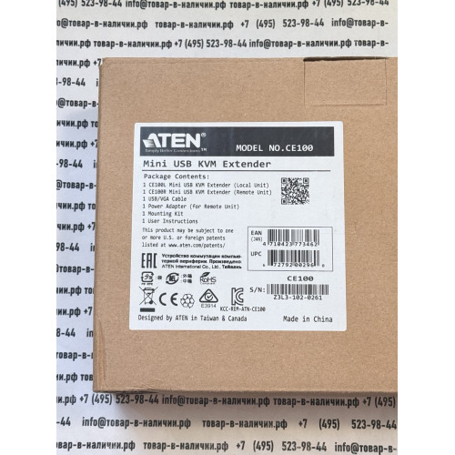 Aten MODEL CE100 mini USB KVM Extender