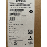 Siemens 6SL3525-0PE17-5AA1 Siemens 6SL3525-0PE17-5AA1