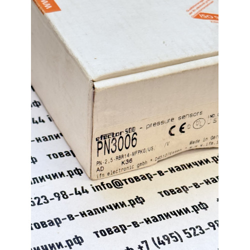 IFM Electronic  PN3006PN-2,5-RBR14-MFPKG/US/ /V