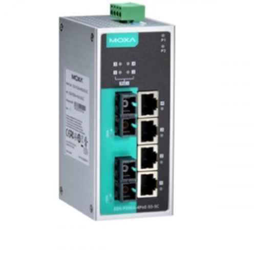MOXA EDS-P206A-4PoE-SS-SC-T