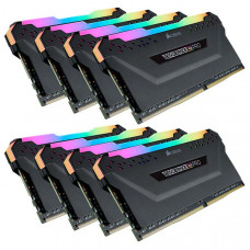 Комплект модулей памяти Corsair VENGEANCE RGB PRO 128 ГБ CMW128GX4M8C3200C16