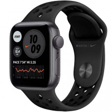 Часы Apple Watch Series SE GPS 44mm Aluminum Case with Nike Sport Band (MKQ83)