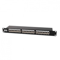 Патч-панель Hyperline PP2-19-24-8P8C-C6-SH-110D