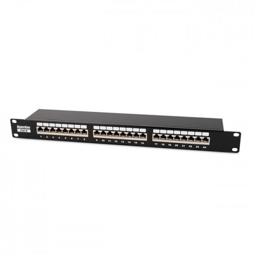 Патч-панель Hyperline PP2-19-24-8P8C-C6-SH-110D