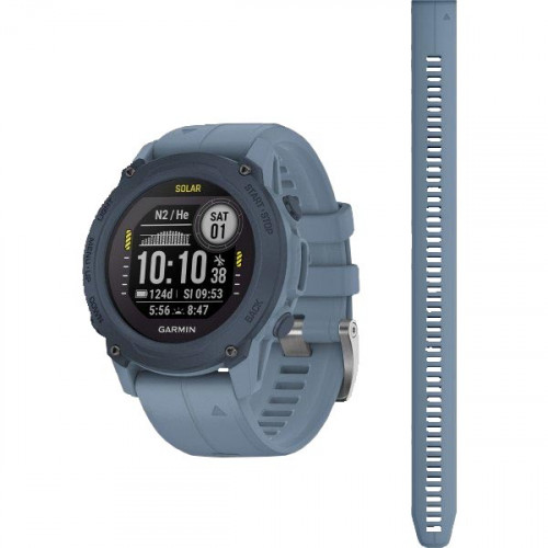 Часы Garmin DESCENT G1 Solar Hurricane Blue