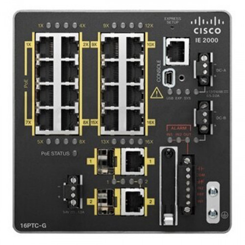Коммутатор Cisco Industrial Ethernet IE-2000-16PTC-G-E