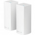 Роутер Linksys Velop AC4400, белый(2 шт.)