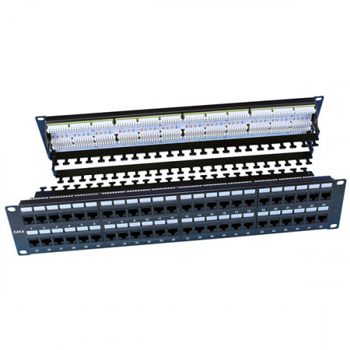 Патч-панель Hyperline PP3-19-48-8P8C-C6-110D 19