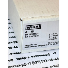 wika A-10 36594124 0…1 bar