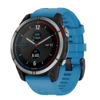 Часы Garmin QUATIX 7 с синим силиконовым ремешком (010-02540) Часы Garmin QUATIX 7 с синим силиконовым ремешком (010-02540)