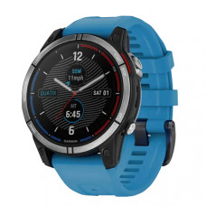 Часы Garmin QUATIX 7 с синим силиконовым ремешком (010-02540)