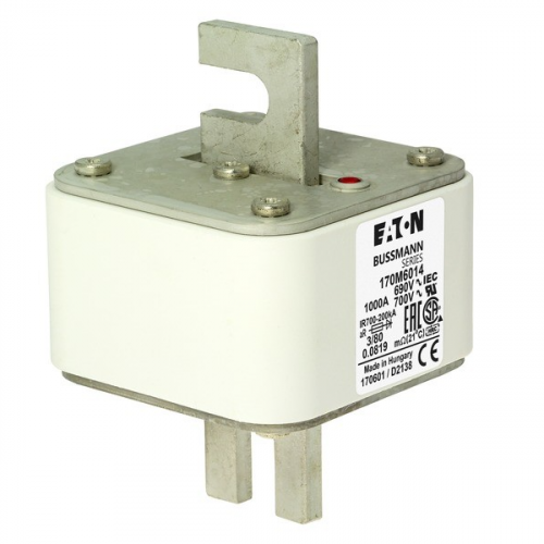 Предохранитель Eaton 1000A 690V 3/80 AR UC 170M6014