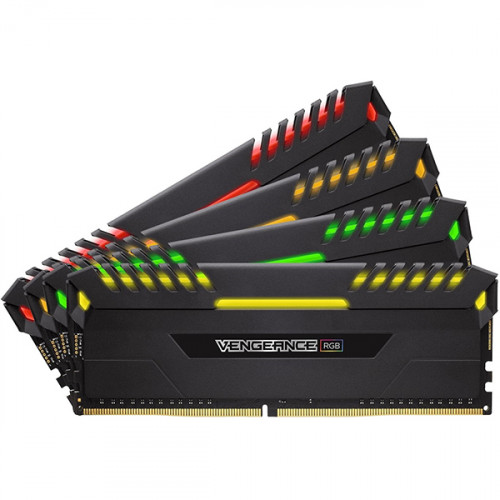 Оперативная память Corsair Vengeance RGB DDR4 4x16Gb CMR64GX4M4K3733C17
